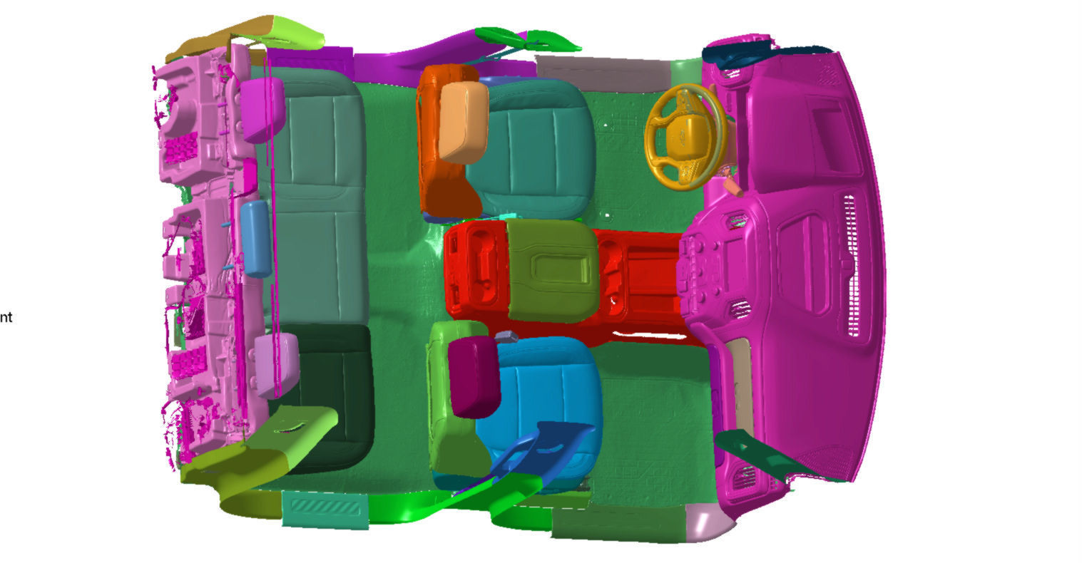 Chevrolet Silverado 2500 4WD LTZ 2020 Vehicle 3d scan model 3D model_18