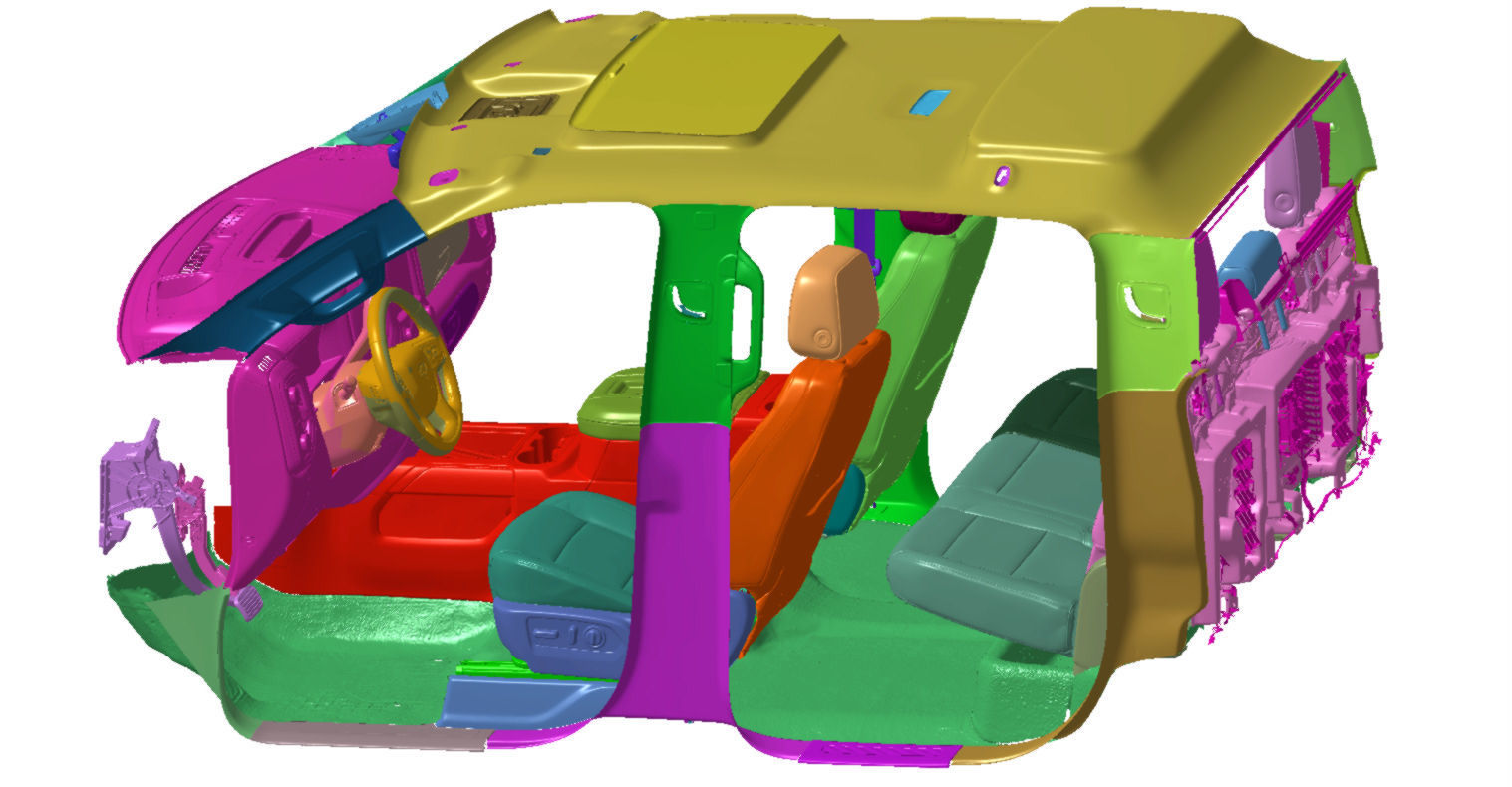 Chevrolet Silverado 2500 4WD LTZ 2020 Vehicle 3d scan model 3D model_17