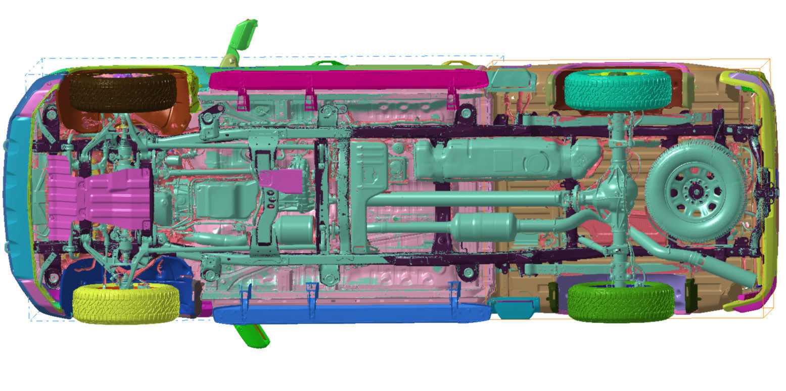 Chevrolet Silverado 2500 4WD LTZ 2020 Vehicle 3d scan model 3D model_11
