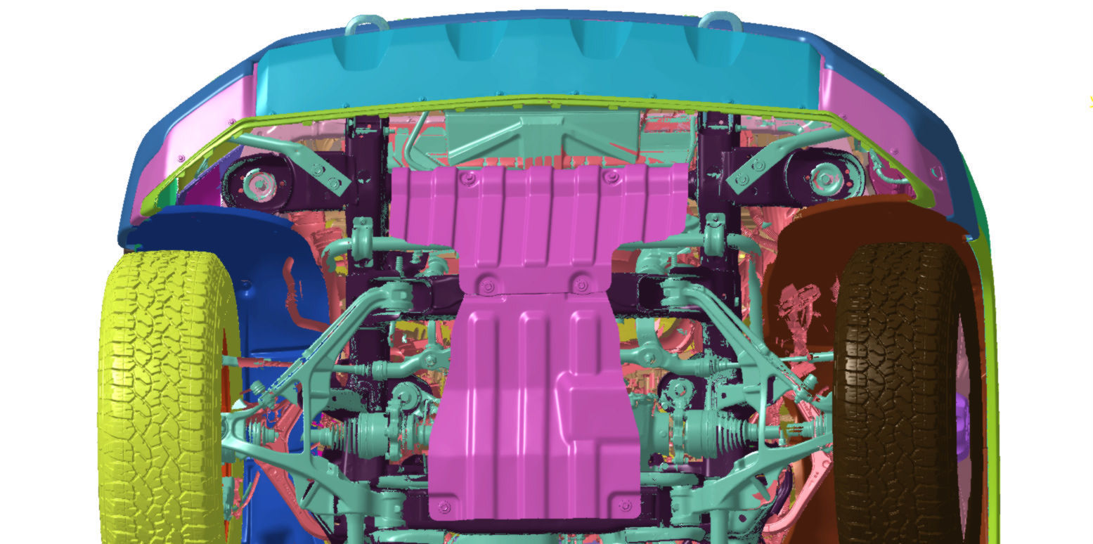 Chevrolet Silverado 2500 4WD LTZ 2020 Vehicle 3d scan model 3D model_13