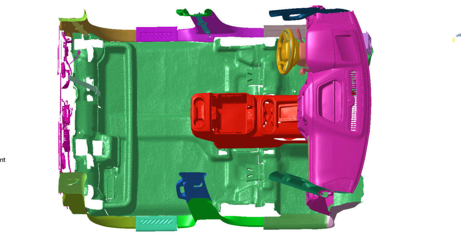 Chevrolet Silverado 2500 4WD LTZ 2020 Vehicle 3d scan model 3D model_19