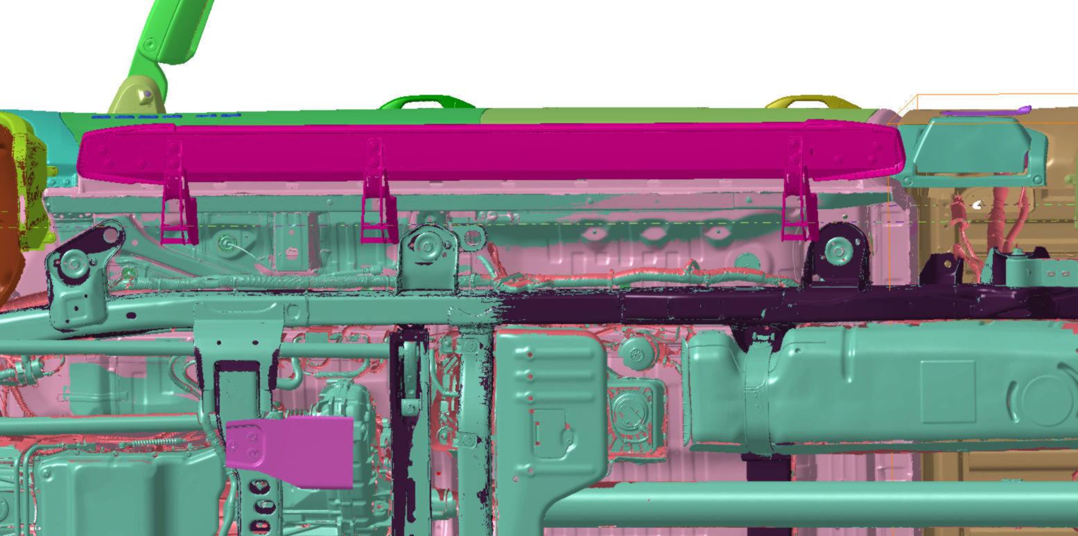 Chevrolet Silverado 2500 4WD LTZ 2020 Vehicle 3d scan model 3D model_12