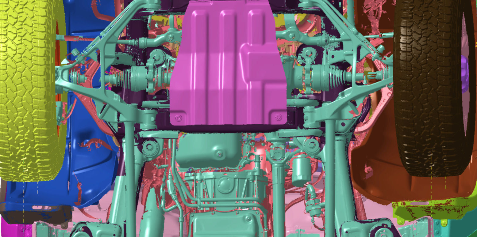 Chevrolet Silverado 2500 4WD LTZ 2020 Vehicle 3d scan model 3D model_14