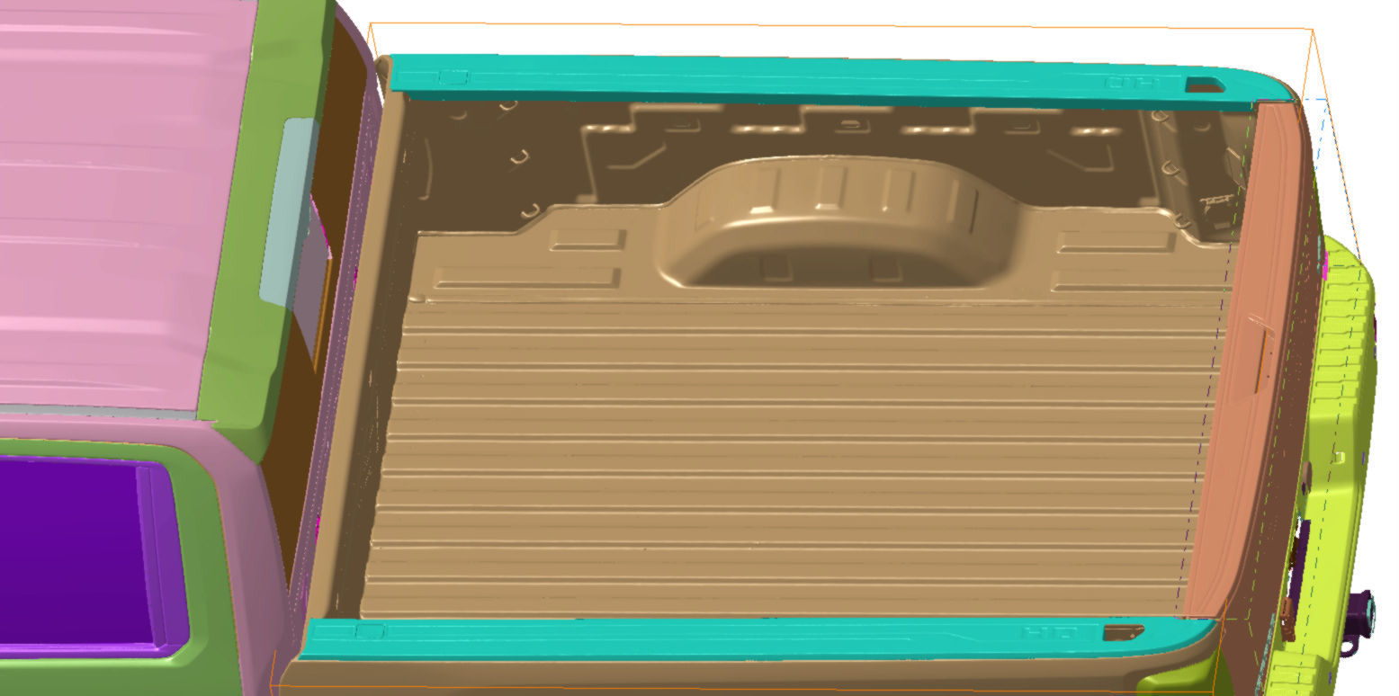 Chevrolet Silverado 2500 4WD LTZ 2020 Vehicle 3d scan model 3D model_16