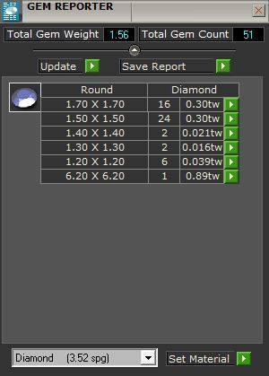 Round Diamond Wave Ring 2530 3D print model_8