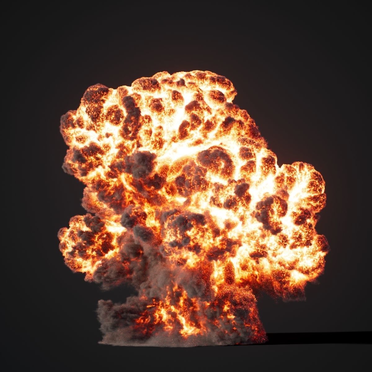 Animated Gasoline Explosion 3 3D model_9