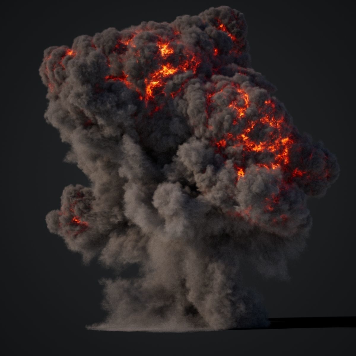 Animated Gasoline Explosion 3 3D model_10