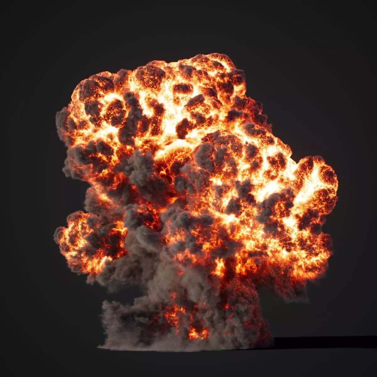 Animated Gasoline Explosion 3 3D model_0
