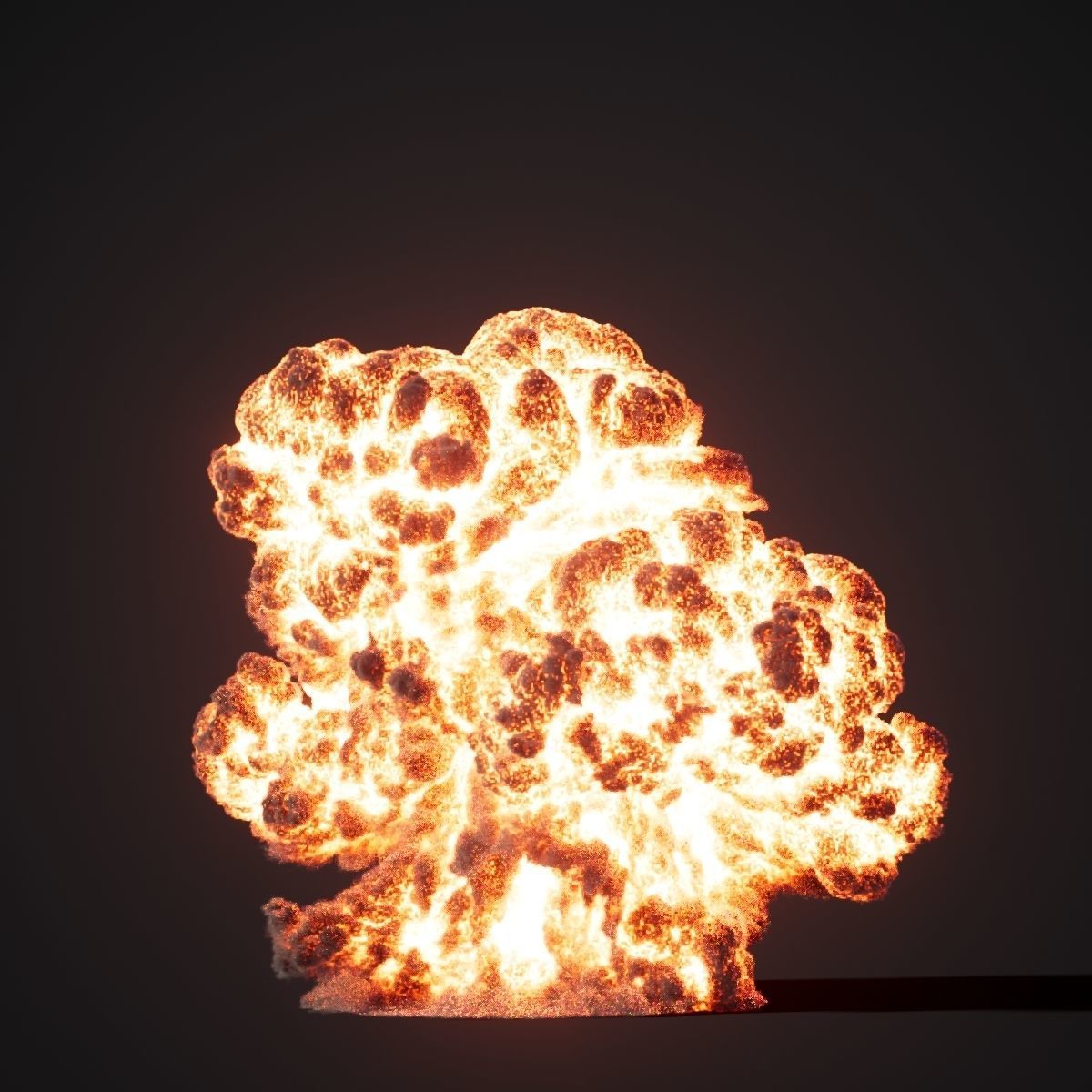 Animated Gasoline Explosion 3 3D model_8