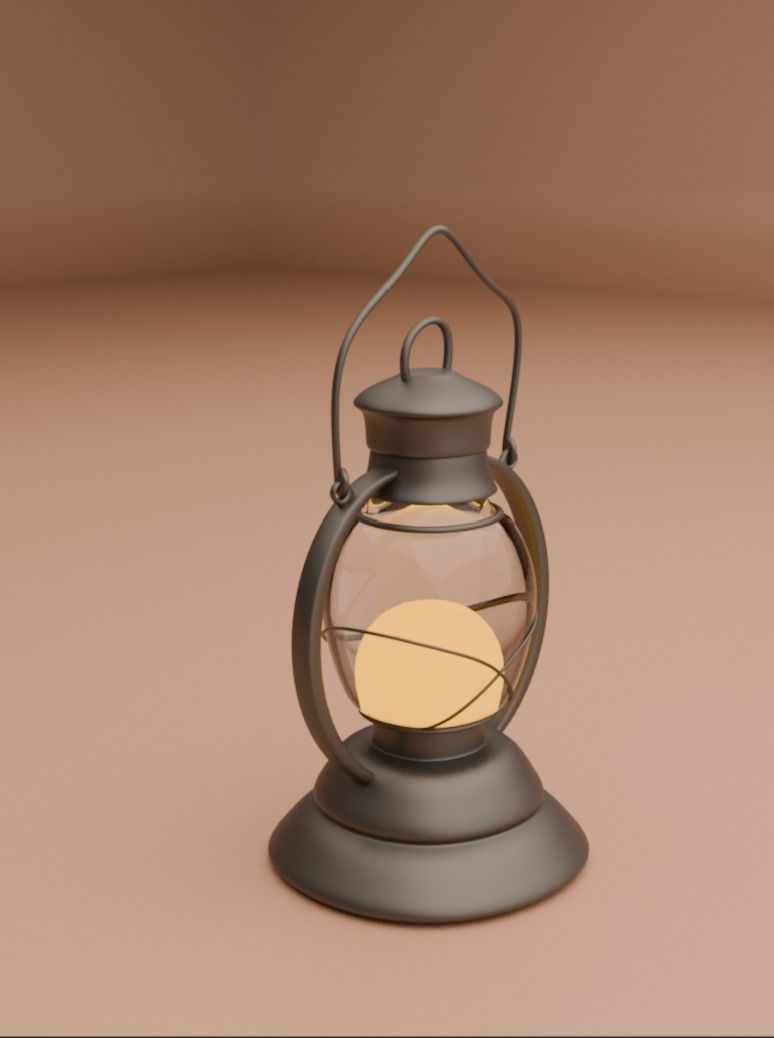 lantern 3D model_2