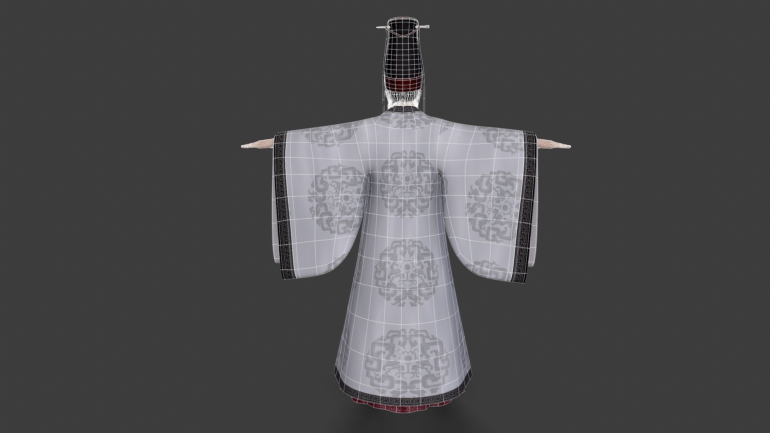 man Character Low-poly 3D model_11