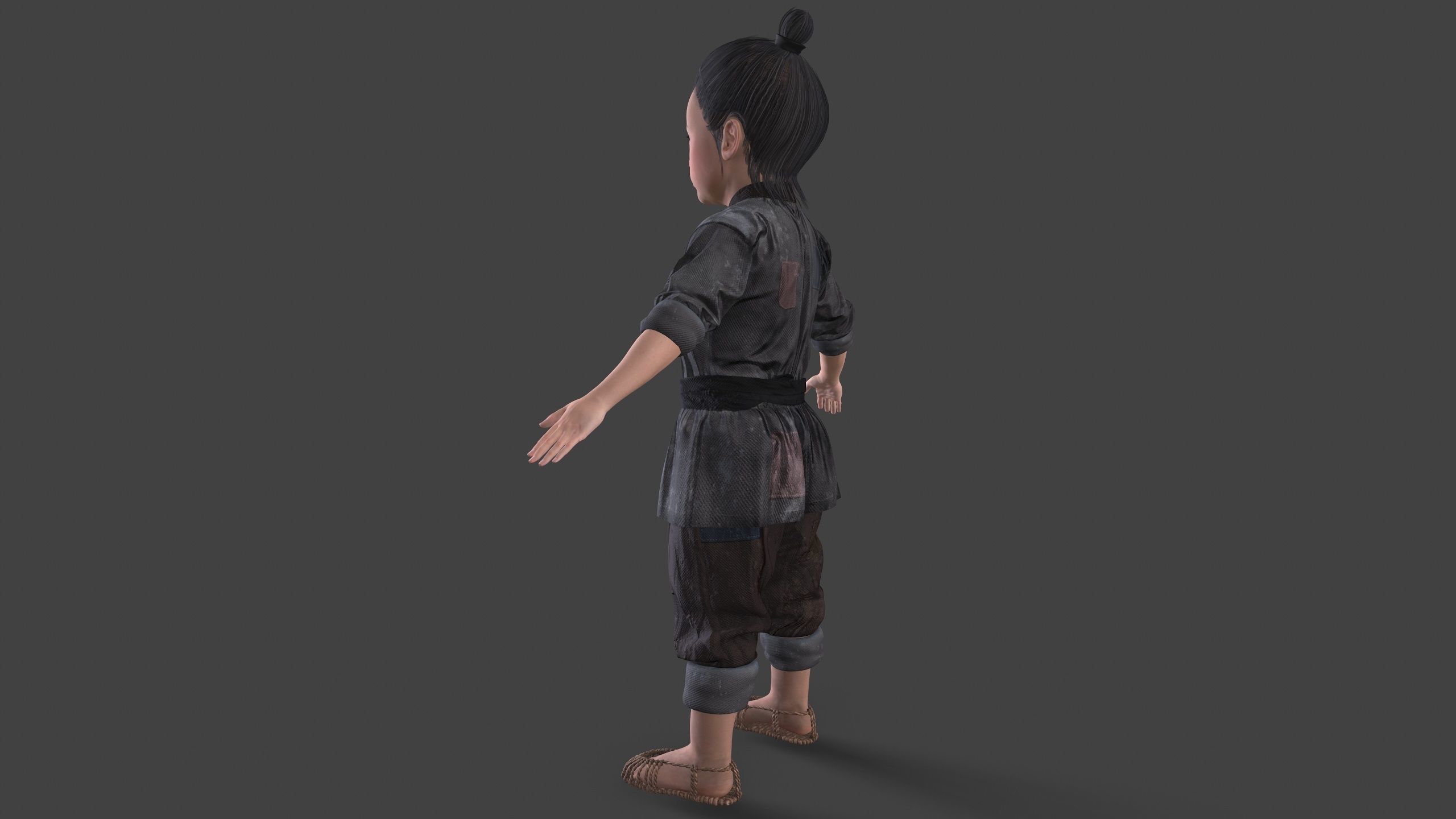 Children pack Low-poly 3D model_12