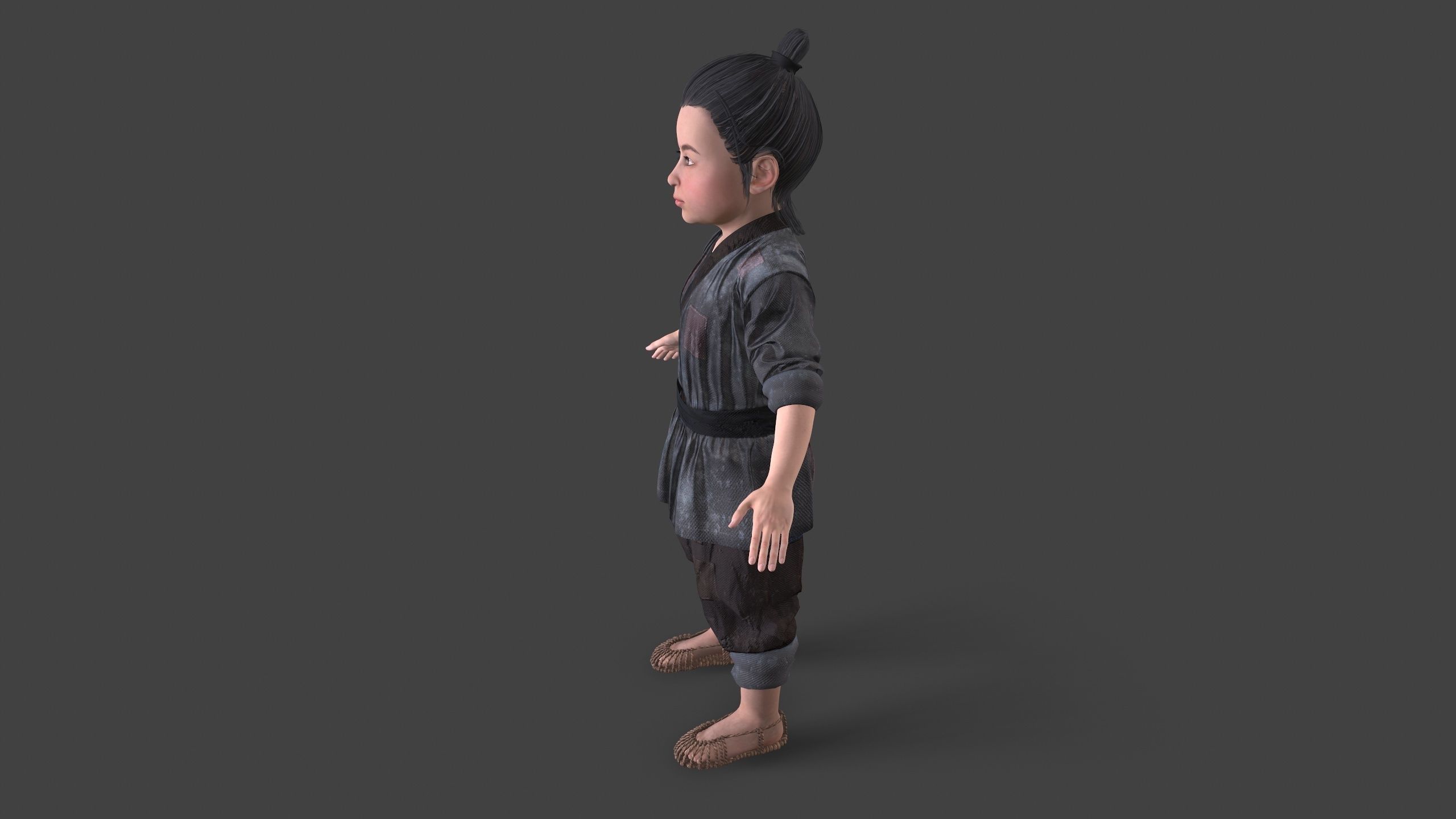 Children pack Low-poly 3D model_11