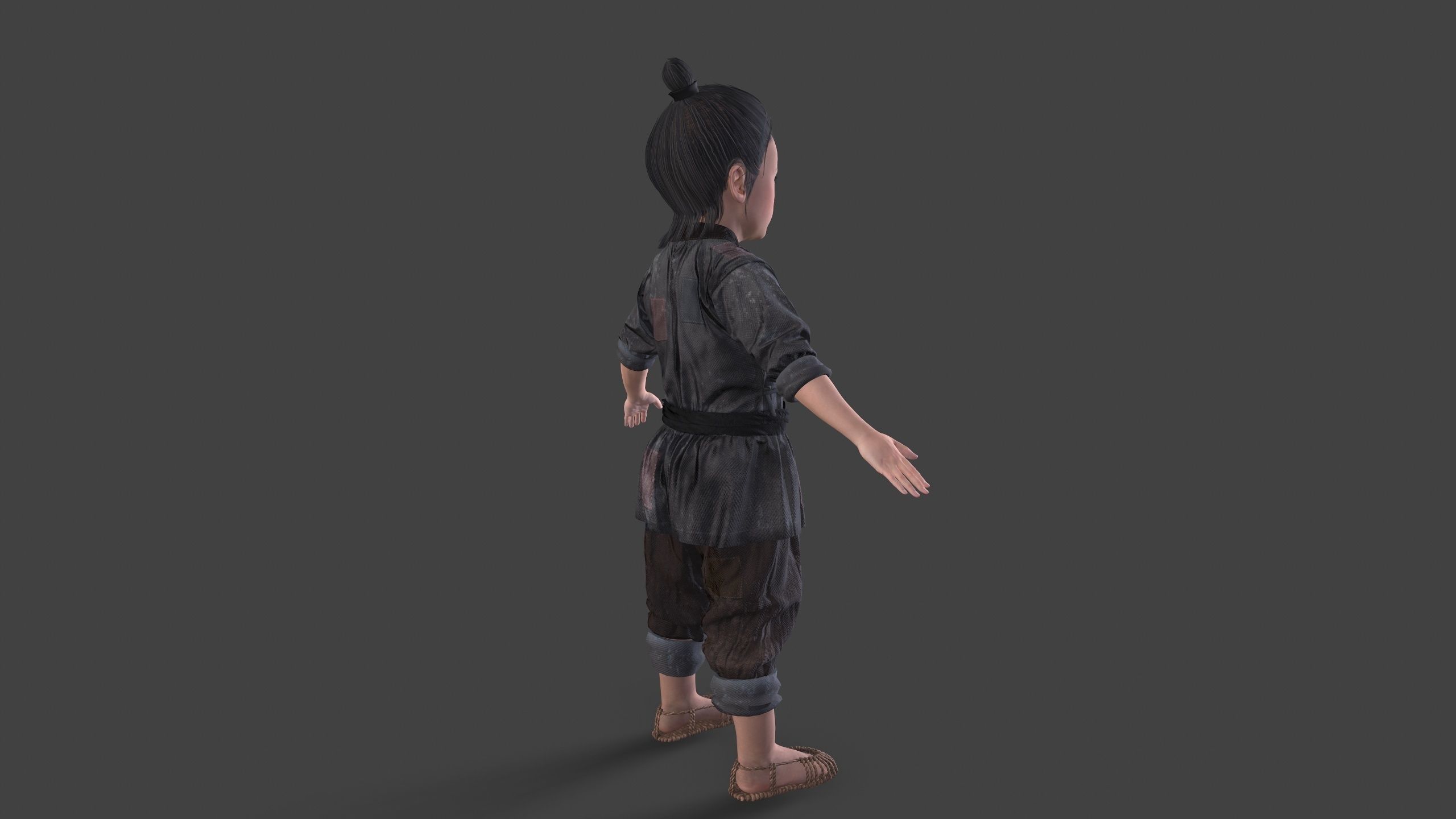 Children pack Low-poly 3D model_10