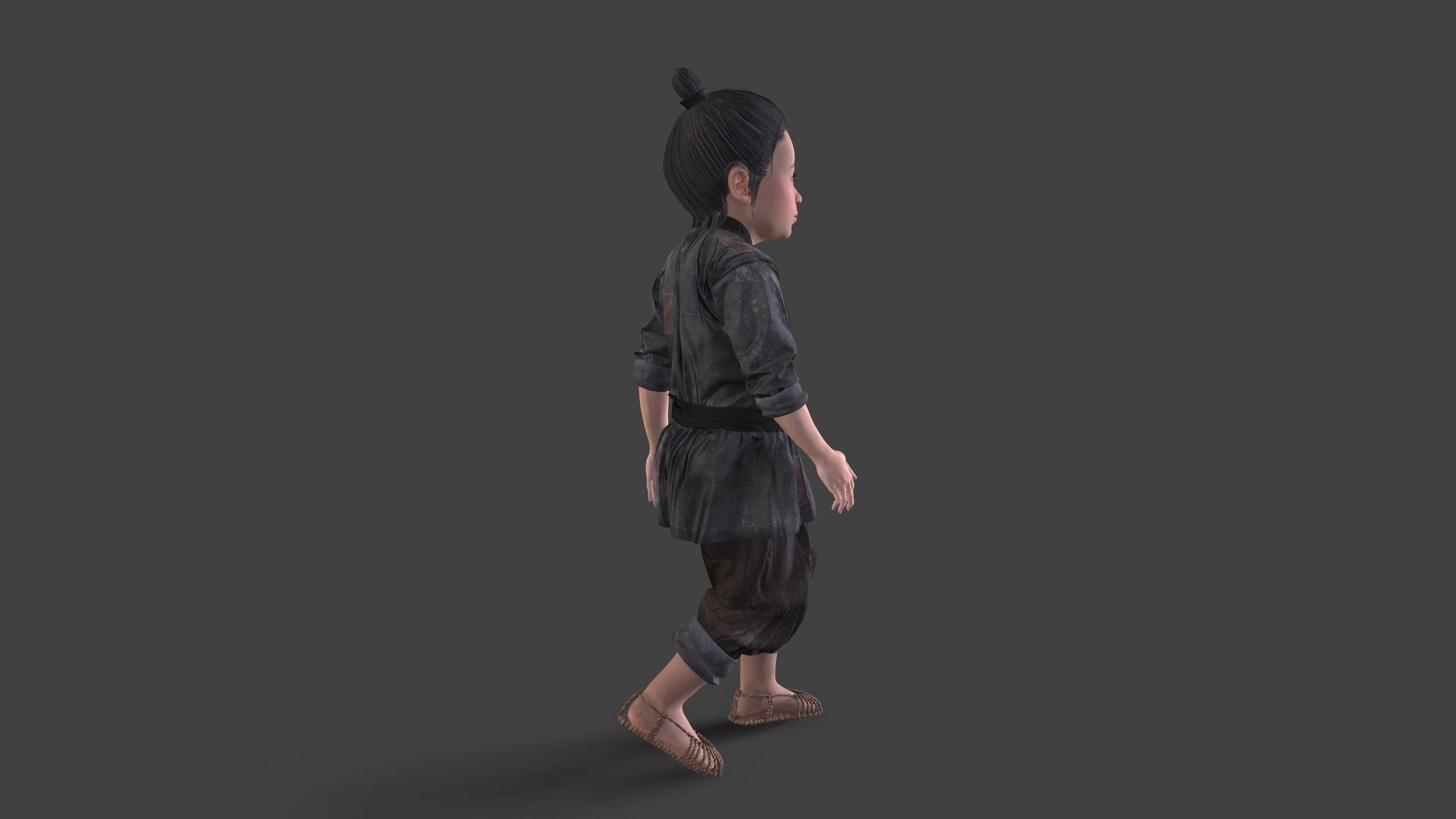 Children pack Low-poly 3D model_6