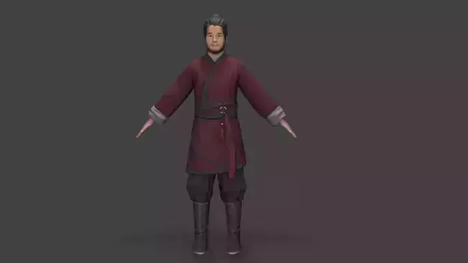man Character Low-poly 3D model