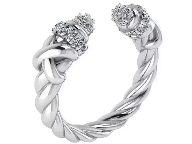 Rope Style Bangle Bracelet 2566