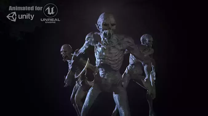 MutantZ3 Low-poly 3D model