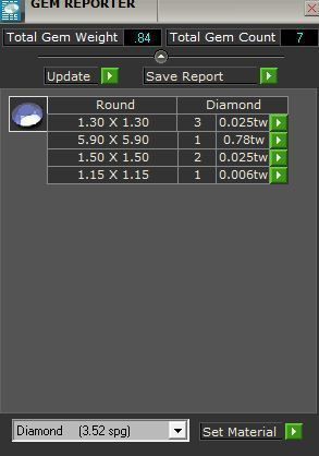 Round Diamond Ring 2570 3D print model_8
