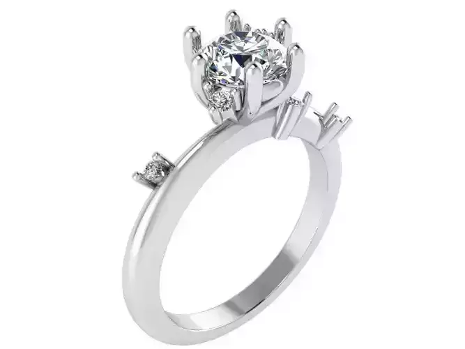 Round Diamond Ring 2570