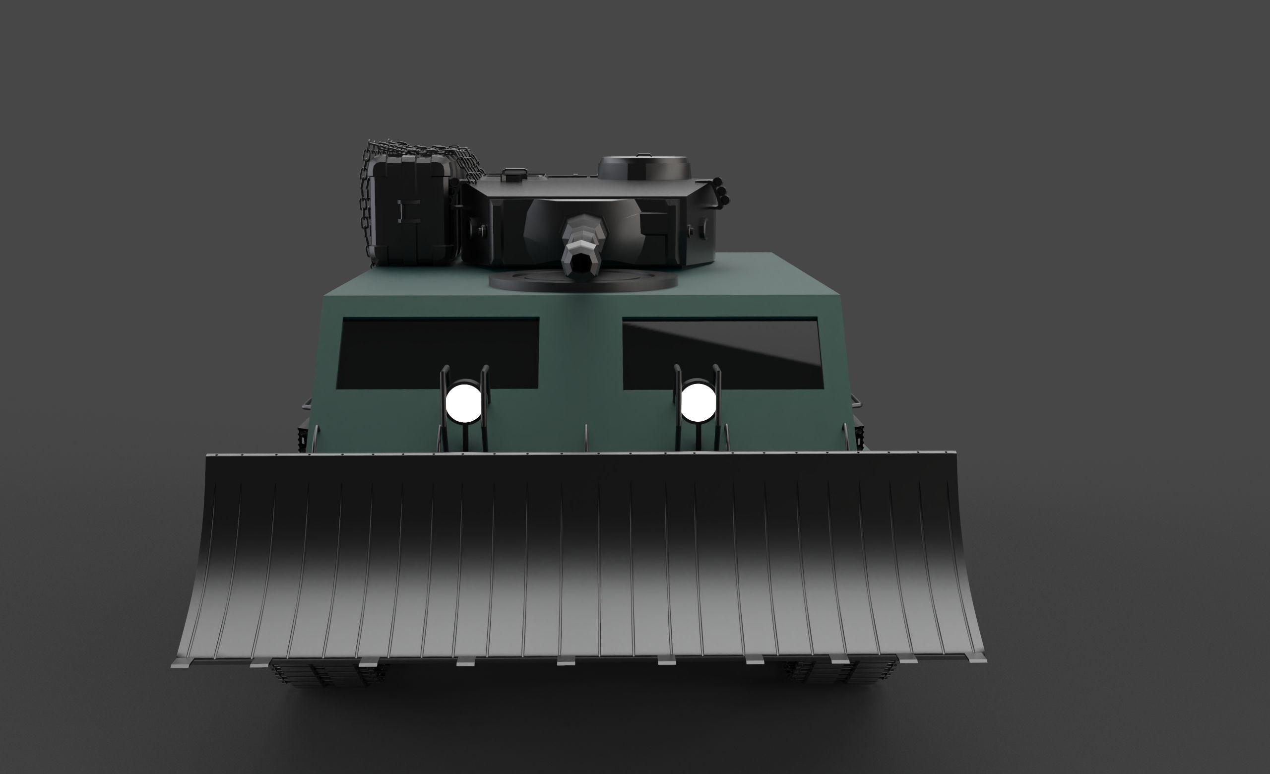 Army Tank 3D model_4