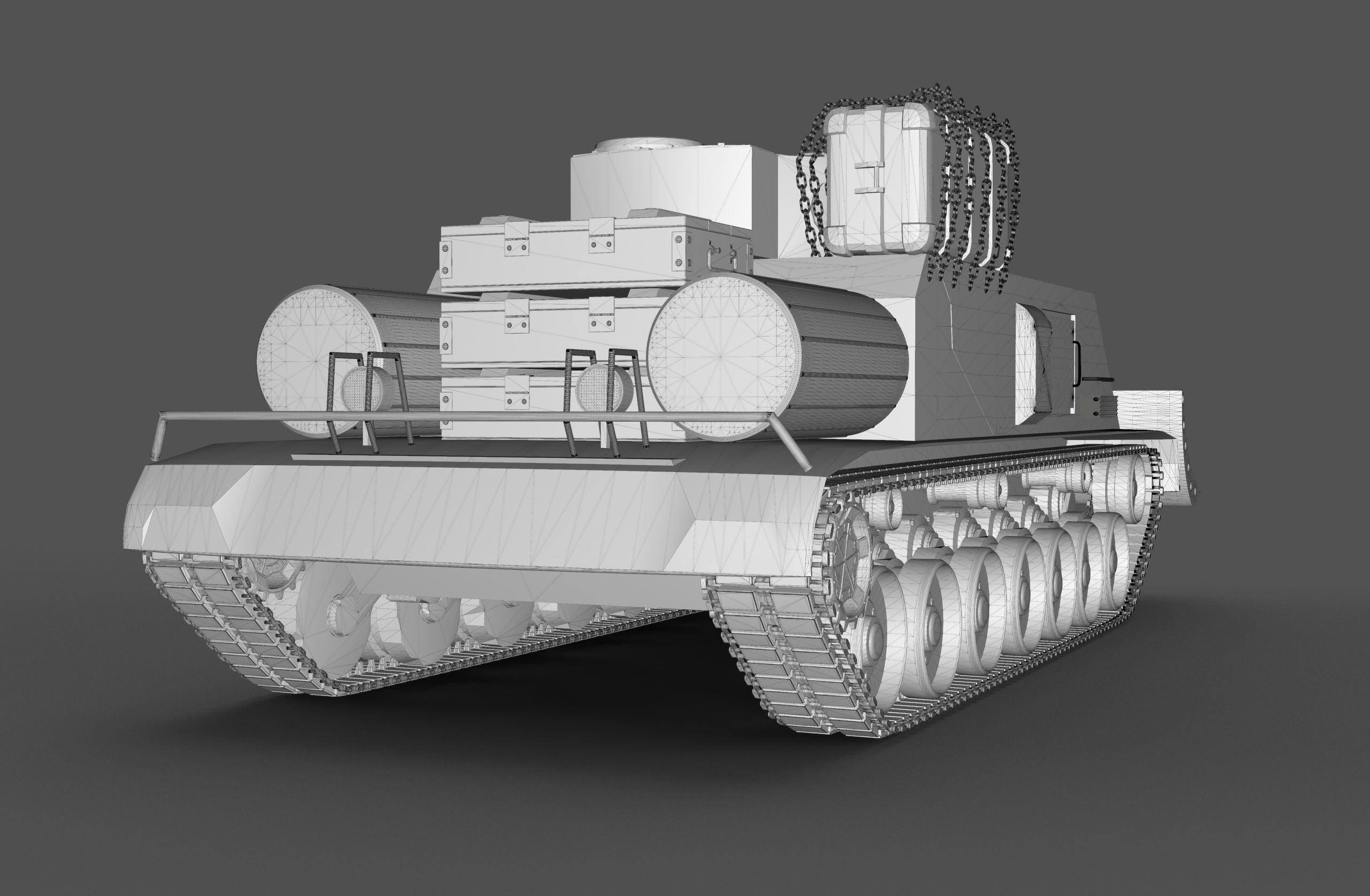 Army Tank 3D model_12