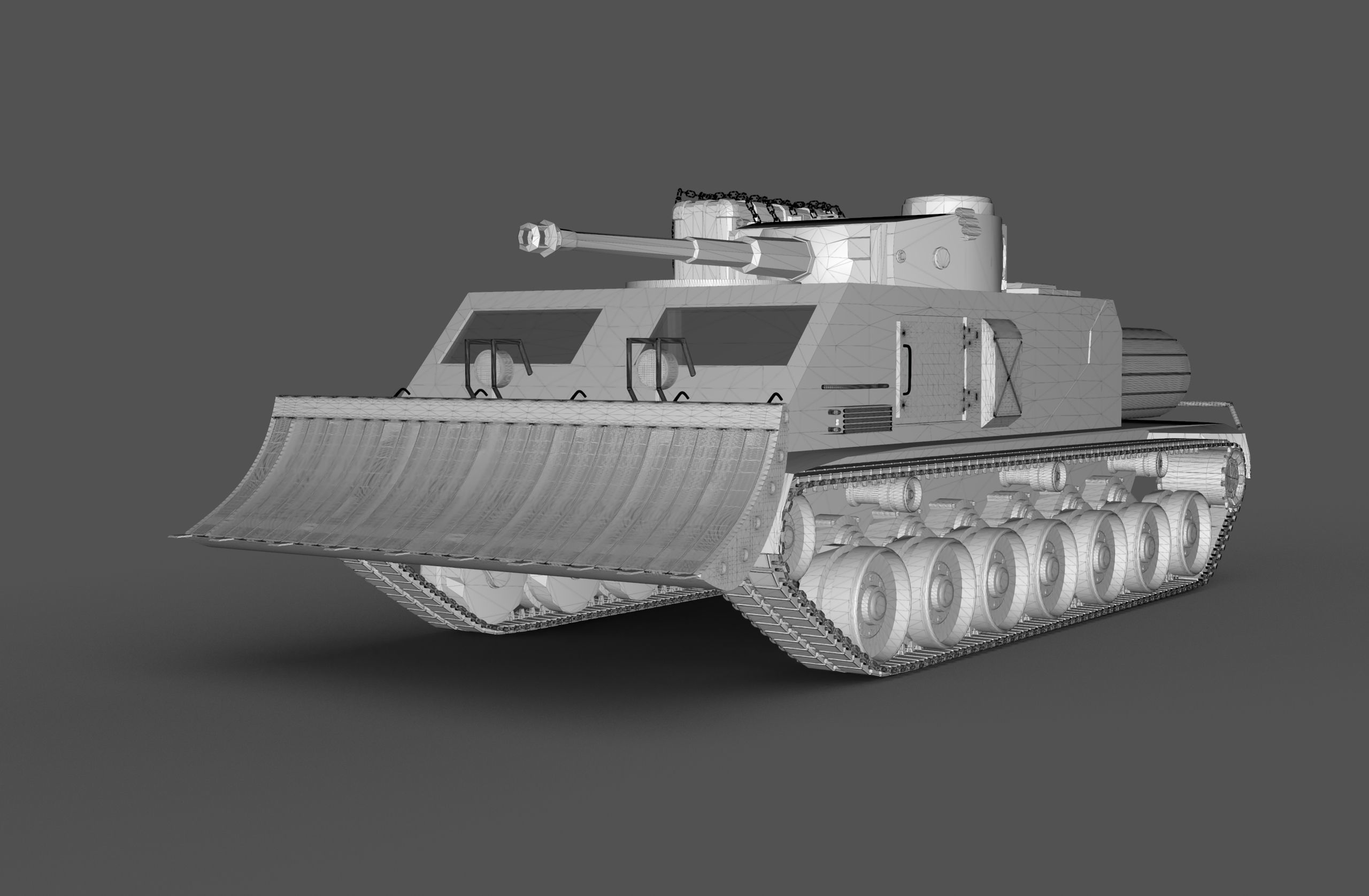 Army Tank 3D model_9