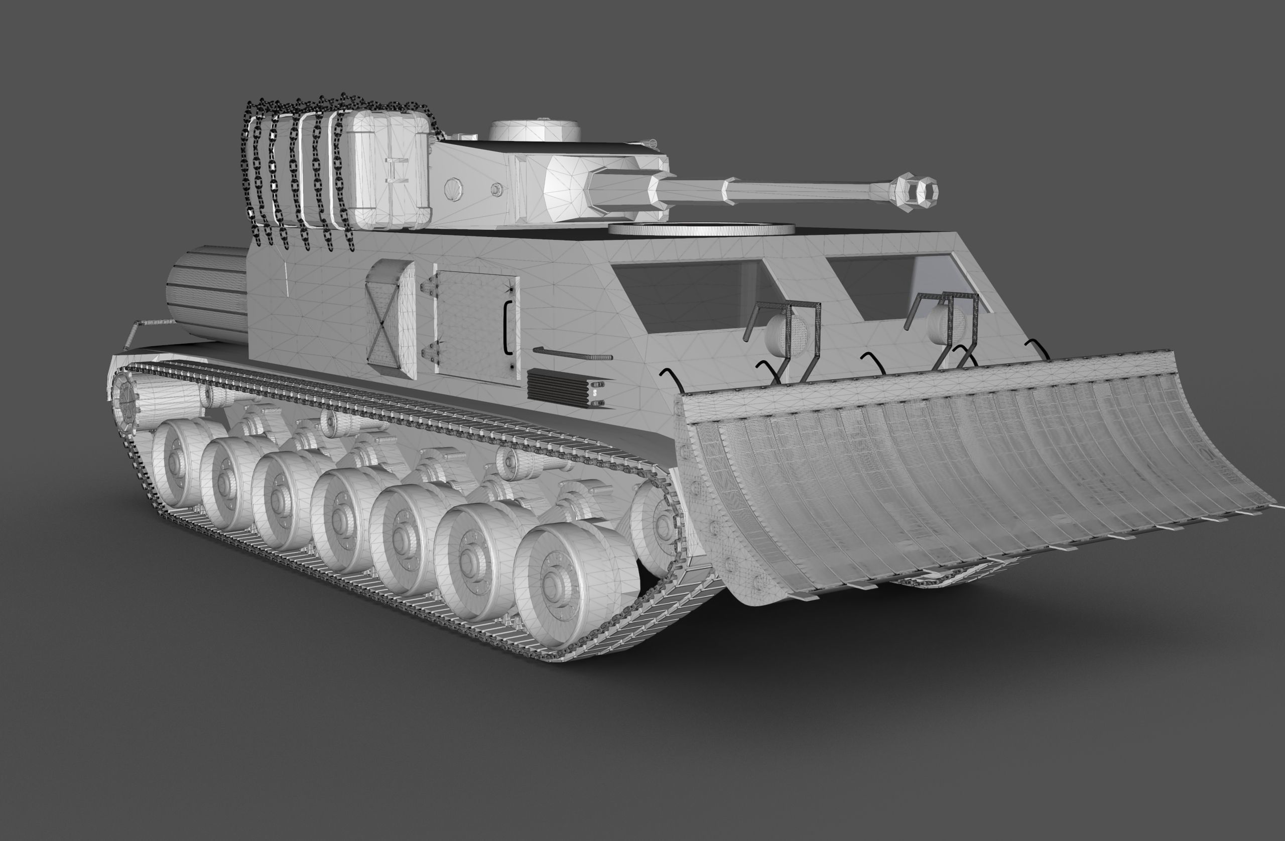 Army Tank 3D model_11