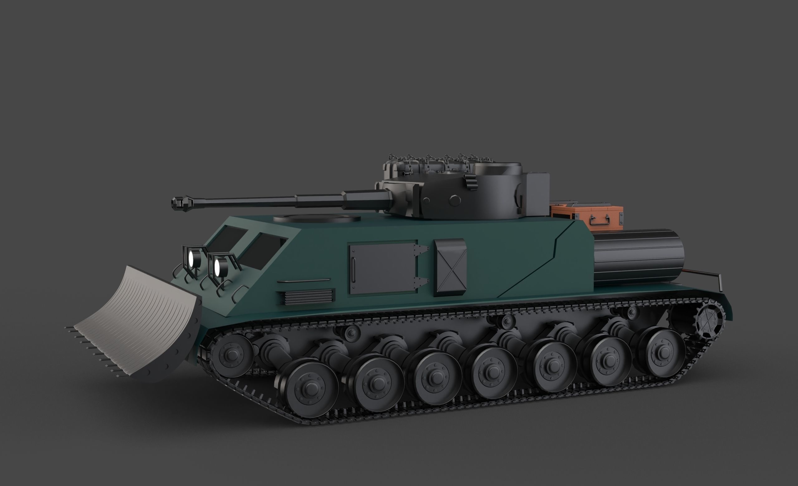 Army Tank 3D model_1