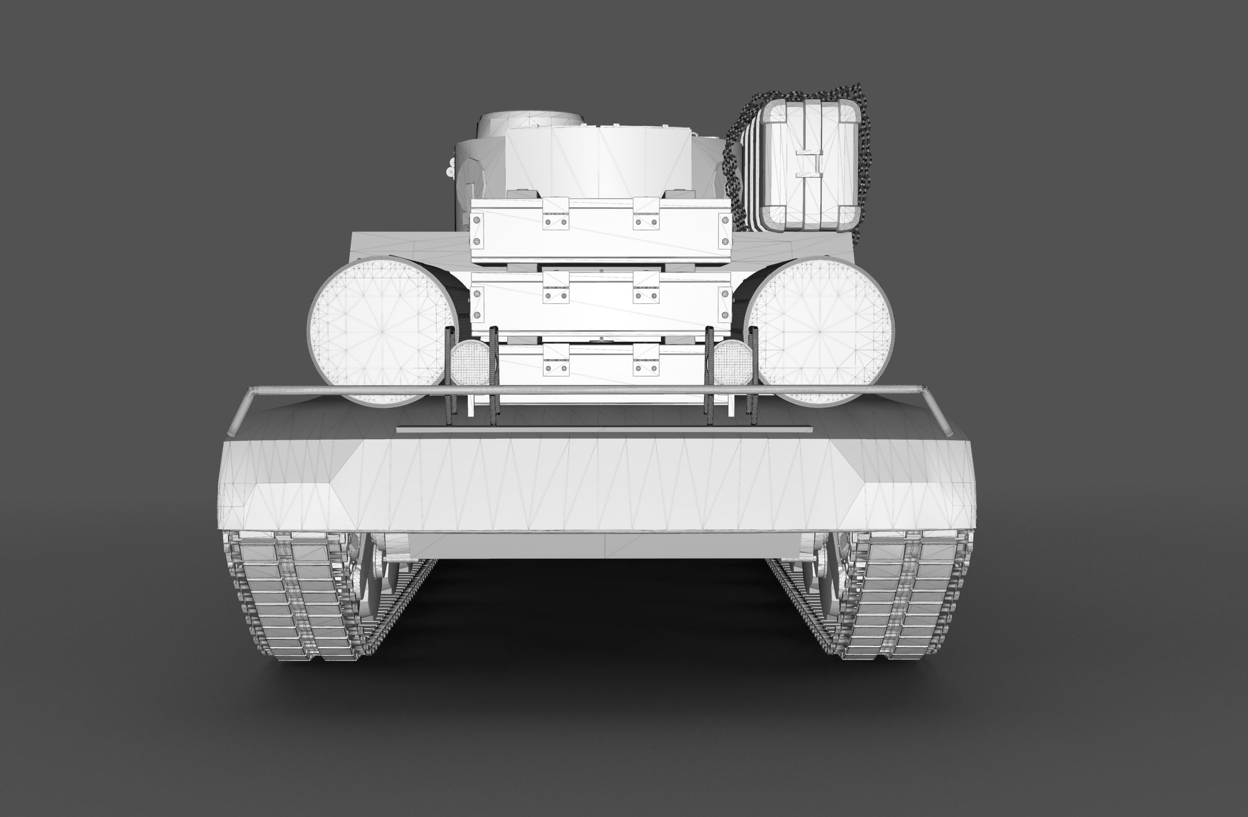 Army Tank 3D model_13