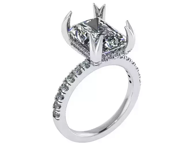 Radiant Diamond Ring 2580