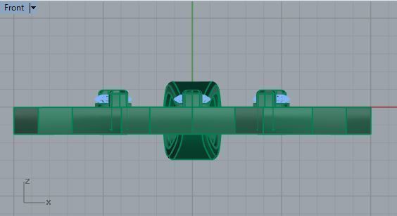 Zigzag Diamond Pendant 2583 3D print model_5