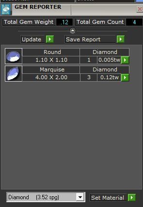 Zigzag Diamond Pendant 2583 3D print model_8