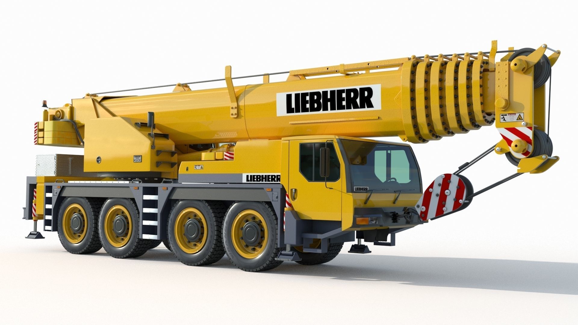 Liebherr LTM 1080 Cranes 3D model_1