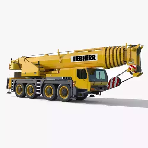 Liebherr LTM 1080 Cranes 3D model