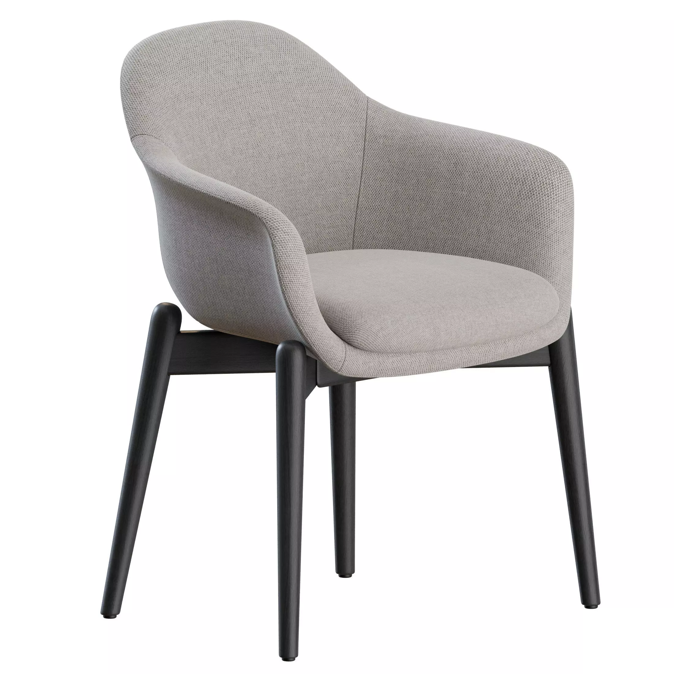 Chia Wood Chair by Marelli 3D model