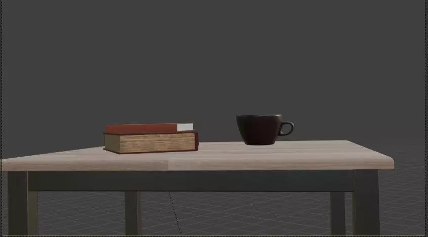 Table Cup Free 3D model_0