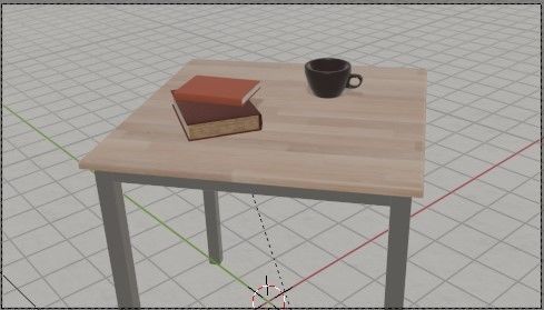 Table Cup Free 3D model_1