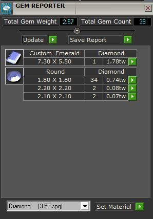 Emerald Halo Split Shank Ring 2596 3D print model_8
