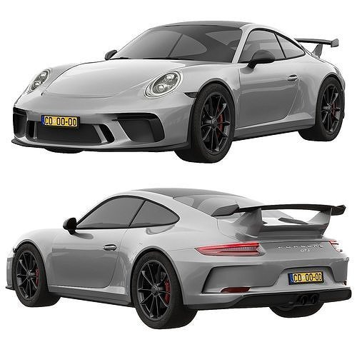 Porsche 911 Mk2 Gt3 3D model