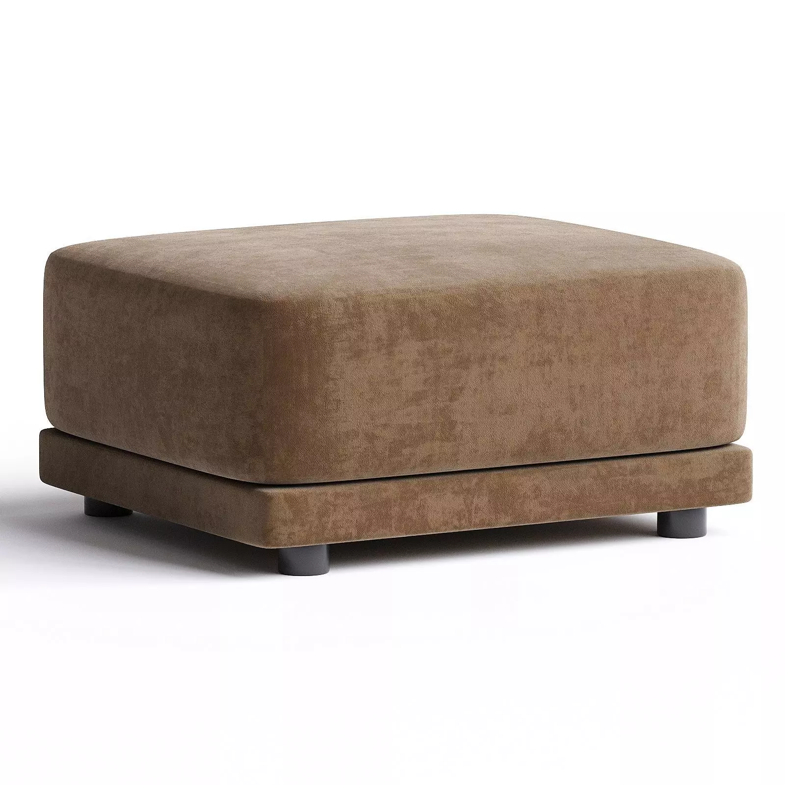 pouf brown 3D model_0