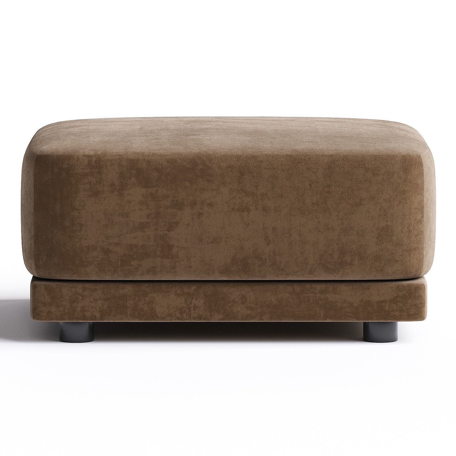 pouf brown 3D model_1