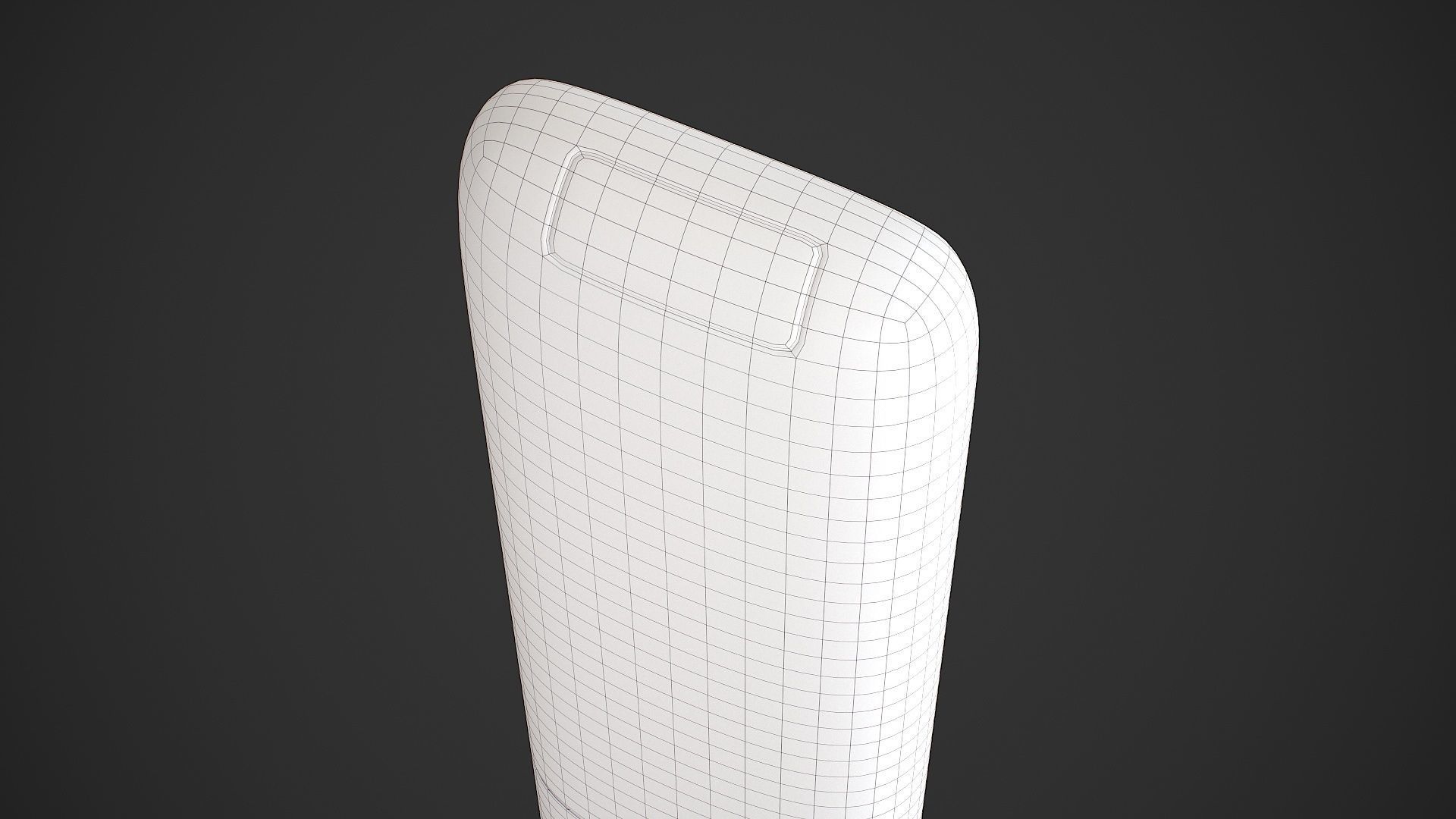 Air Conditioner Remote Control - AC Remote Low-poly 3D model_30