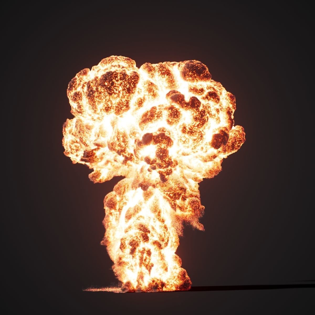 Animated Gasoline Explosion 2 3D model_8