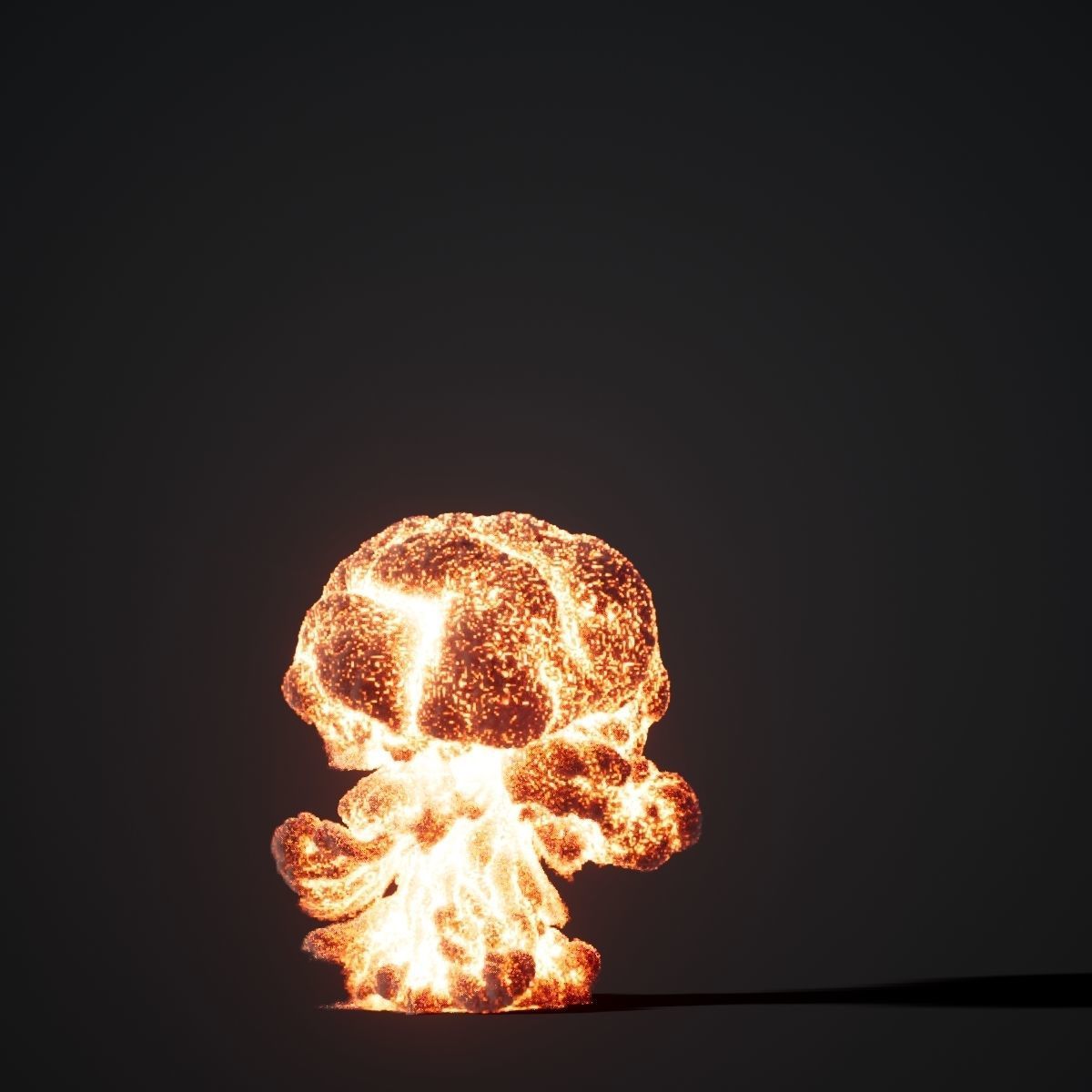 Animated Gasoline Explosion 2 3D model_6