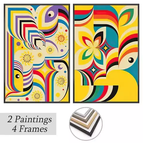 Wall Art Set 4250