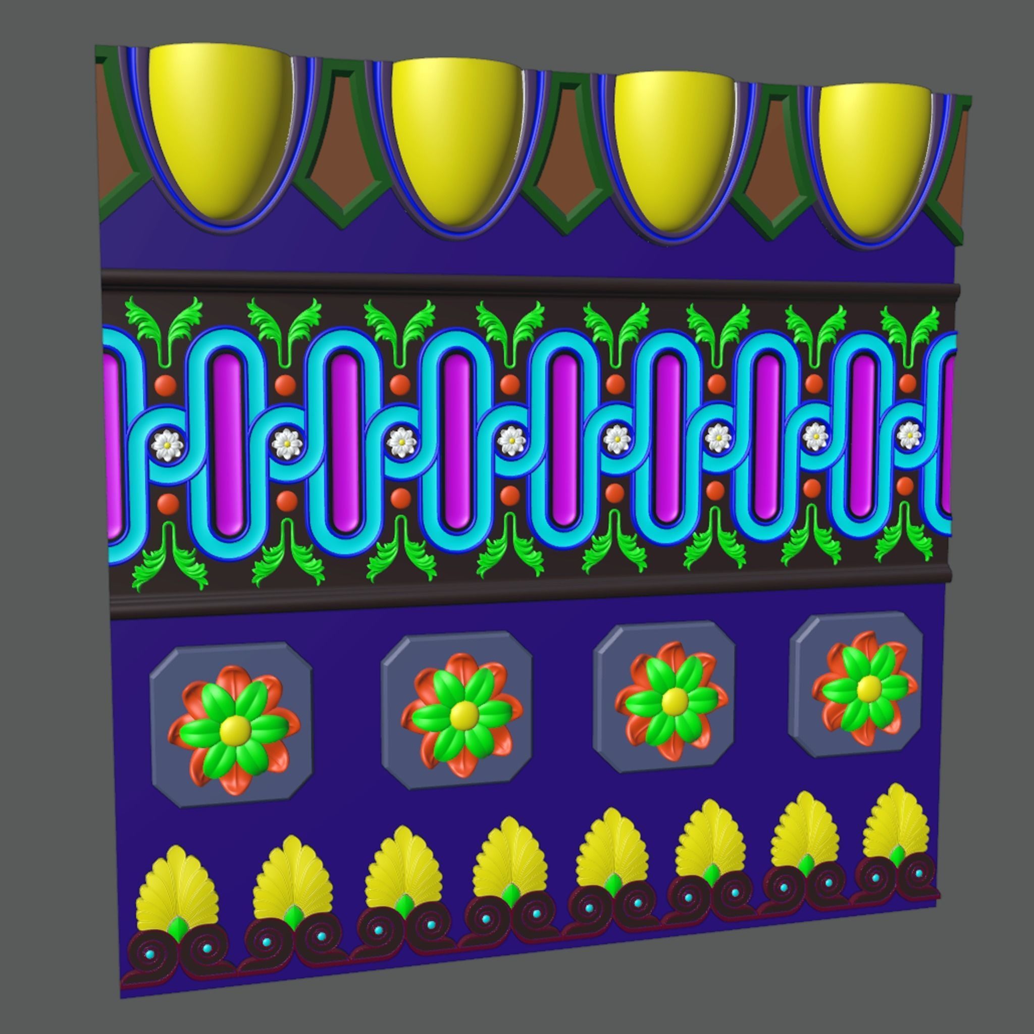 ornaments 3D model_5