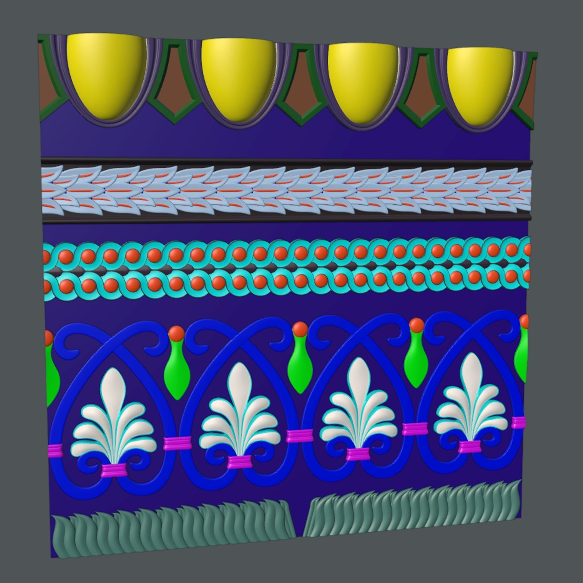 ornaments 3D model_4