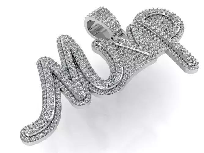 Mvp Pave Pendant 2603