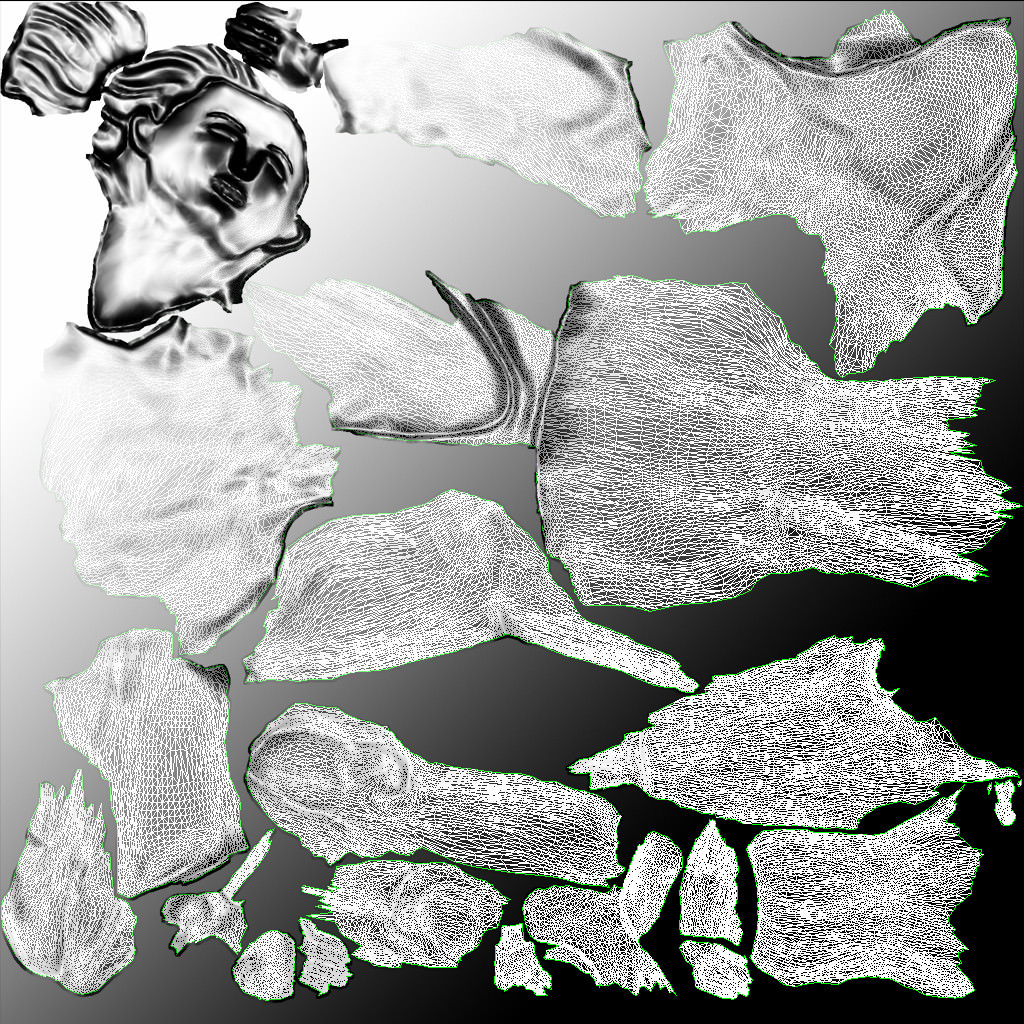 3D Models Gymnastics Bronze Statue 3D model_9